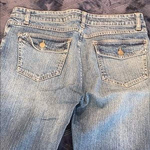 Burberry jeans with burberry print size 8